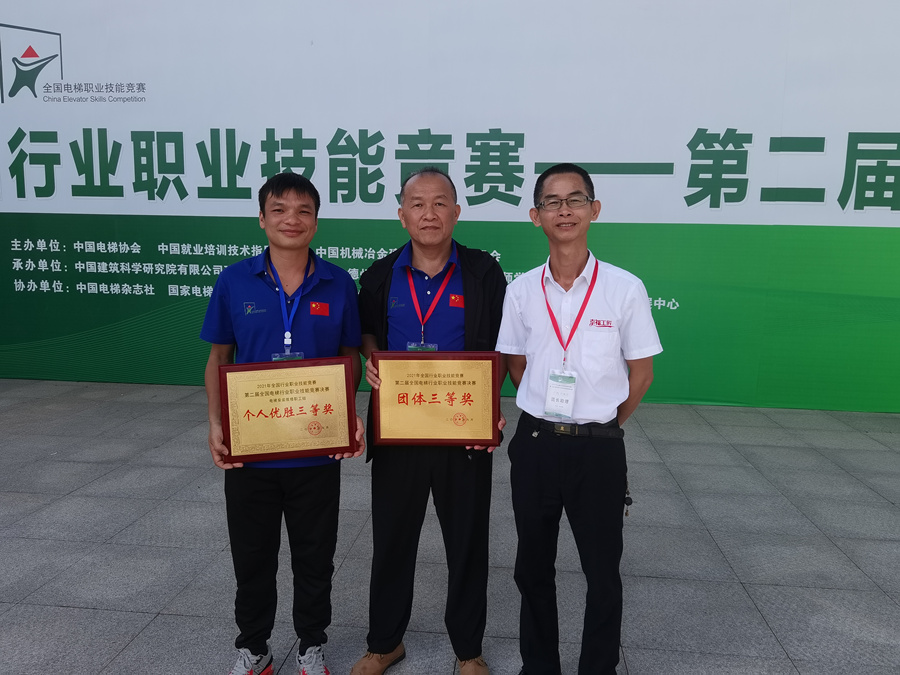 我公司派出手艺主干加入第二届天下电梯行业职业手艺竞赛 - 新闻中心 - 接待会见565net必赢网站！